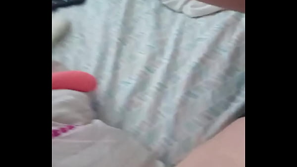 Image Watching porn & making a mess of my creamy pussy