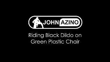 Image JohnAzino - Update #1 - Riding Black Dildo on Green Plastic Chair Sep 08, 2025