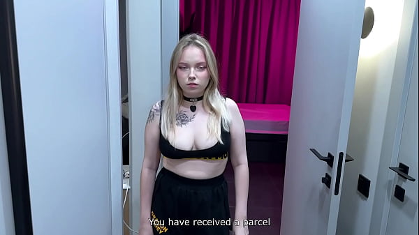 Image &quot_Put a Butt Plug in My Ass & Fuck Me Hard&quot_ &ndash_ 18yo Busty Girl Loves Creampie with Delivery Guy