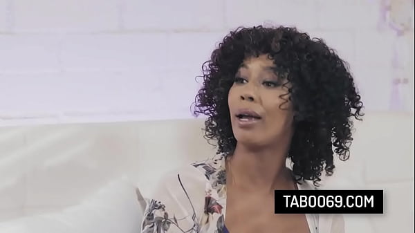 Image Hot black stepmom Misty Stone has threesome sex with her stepdaughter Daya Knight and stepson
