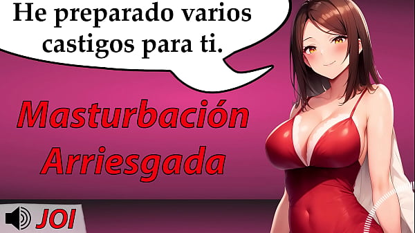 Image &iexcl_No te corras cuando ella te lo pida! Si lo haces ser&aacute_s castigado. - JOI voz espa&ntilde_ola. Rol ASMR.