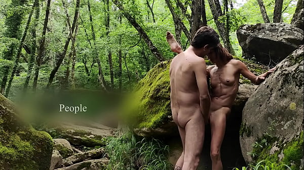 Image Sexy Couple Gets Wild Fucking in Nature