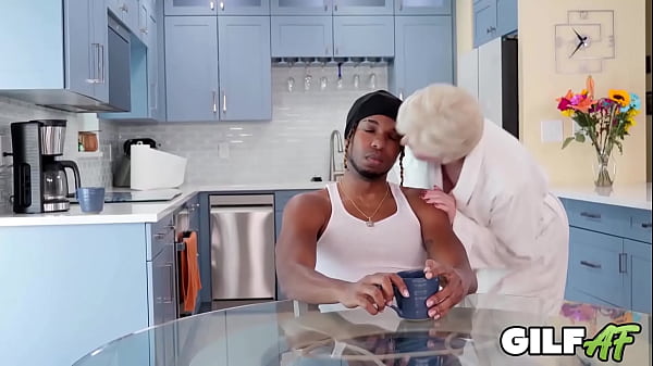 Image GRANNY Perks Him Up! DD- White Hardcore Interracial GILF
