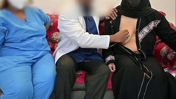 Image Doctor is having fun with patient and nurse