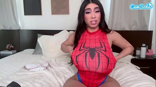 Image Huge Natural Tits Latina Violet Myers Cosplay As Spider Woman Has Wild Orgasm