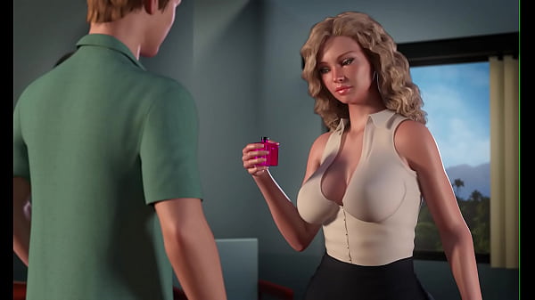 Image A hot blonde doctor gives her patient medicine and then rides his big cock (Full game in bio)