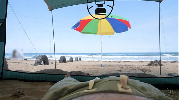 Image Almost Caught Having Risky Sex With A Stranger On The Beach!