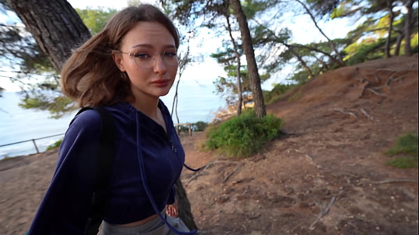 Image POV: I can&rsquo_t wait until home! I want you to fuck me right here! Risky public sex in woods