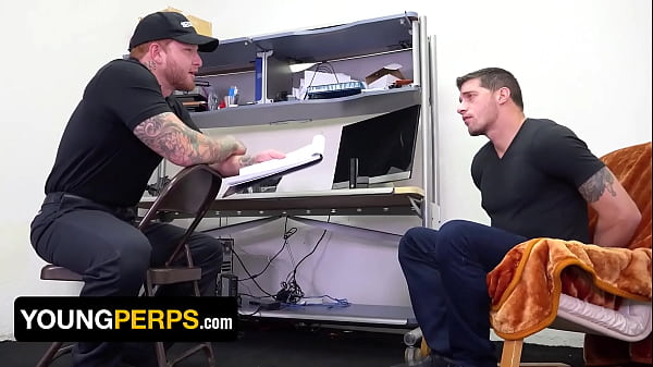 Image Tattooed Officer Jeremiah Cruze Gives Mischievous Guy Ty Roderick What He Deserves - Young Perps