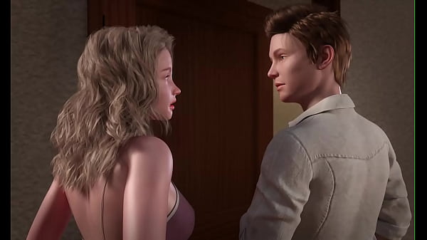 Image A hot blonde and skinny teen gets caught playing with her toy and then rides a huge cock (Full game in bio)