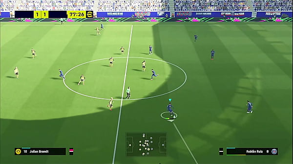 Image PSG vs Borussia Dortmund - Efootball 2025 Gameplay (1440p)