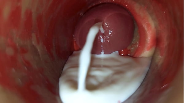 Image Camera Inside Deep Pussy Captures Huge Ejaculation of Sperm ASMR