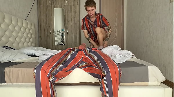 Image No32 part 1 cute guy sucks his friend's big dick and then sits on it