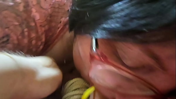 Image Hot amateur wife Candid Sandra gives a sloppy blowjob & goes deep on a throbbing hard cock
