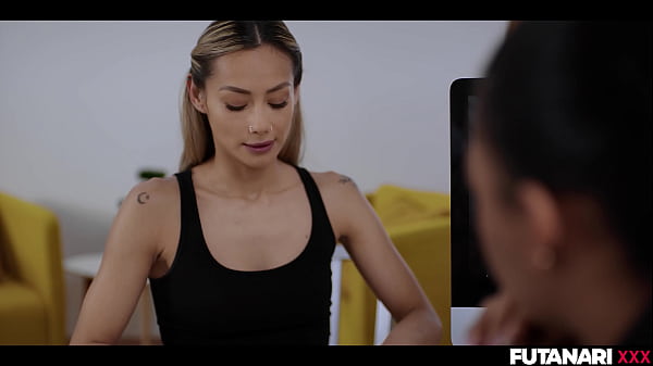 Image Interracial Latina Transgender Surprise - Veronica Leal Grows Futa Cock and Creampies Ebony Sofi Vega