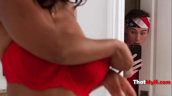 Image Ebony Step Mom Tired Of Step Son Lifting Her Knickers Confronts Him - August Skye, Anthony Pierce