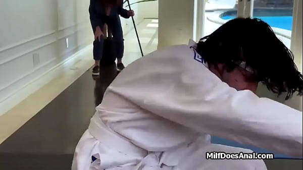 Image Anal and titty fucking for karate win with spicy big tit milf