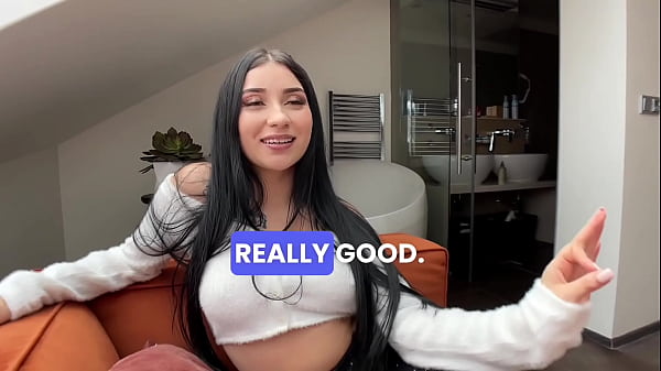 Image PETITE LATINA TAKES HUGE DICK IN ASS - 18yo First Time Anal Big Butt Big Boobs Casting POV