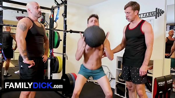 Image FamilyDick - Caring Stepdads Jax Phoenix & Ryan St Michael Give Young Twink A Lesson How To Work Out