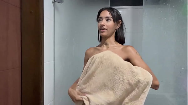 Image Behind the Scenes with 20-year old cutie, Samy Stardust, and Andres Acosta