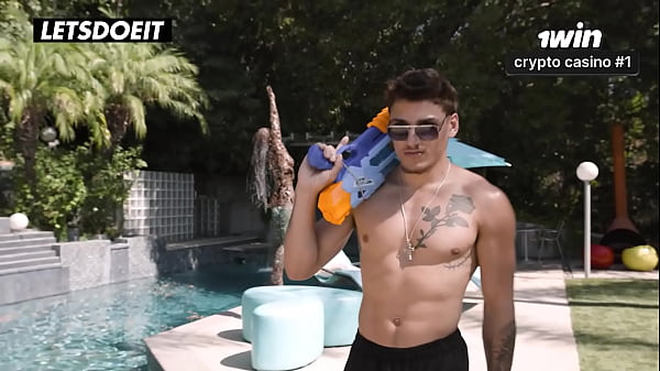Image Water Fight Turns Into Dirty Sex for Scarlett Alexis & StepBro Full Scene