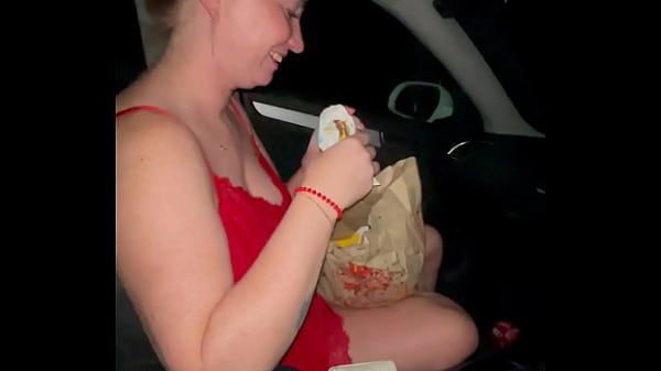 Image Step brother buy for her MC but before to eat she make great blowjob and finish in her mouth, full mouth of sperm