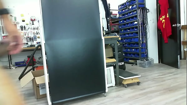 Image Teasing Cock at the Office