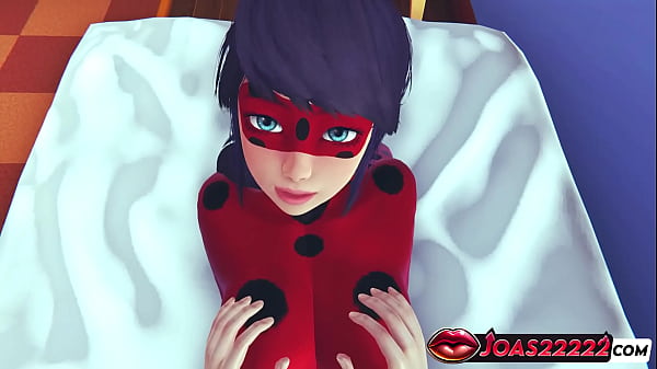 Image Ladybug Rule34 3D Hentai Animation &ndash_ Busty Red Latex Heroine Big Tits Play in Bed, Standing Cunnilingus and Anal Vibrator Orgasm