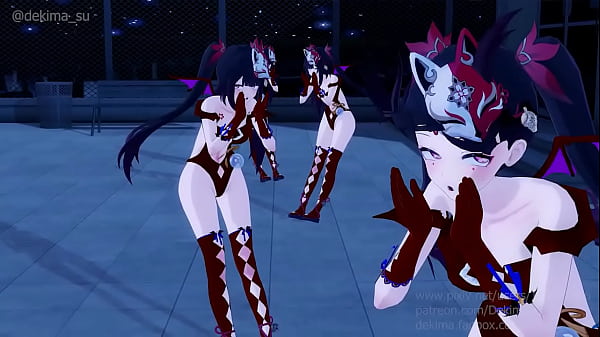 Image Hanabi has fun with her futanari friend