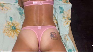 Image My stepbrother for the first time try to fuck shaved pussy Risky fucking at the train