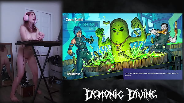 Image Gamer Gooner Girl Plays Fortnite with Fuck Machine Part 1