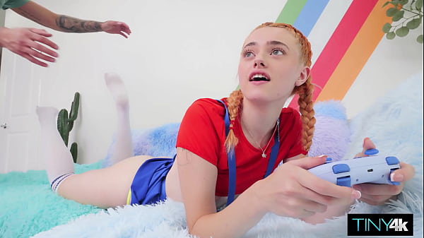 Image Big Cock Interrupts Gamer Slut's Gaming Session