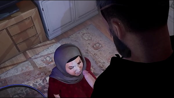 Image Muslim arab hijab big tits and ass Aisha anal fucked and covered of cum