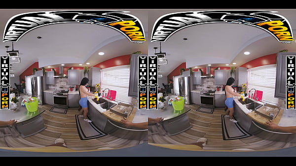 Image VIRTUAL PORN - Sandy Love Catches You Jerking Off And Turns Cleaning Into Steamy Cock Sucking Fun