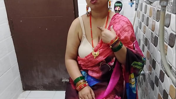 Image Indian Home lady tutor fucking sexy teen student at home bathroom, enjoy with clear audio