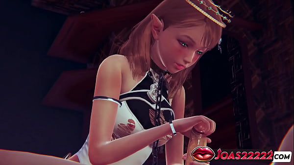 Image Hot Elf With Green Eyes Anime Girl Rule34 Hentai Animation &ndash_ Handjob Service For Big Dick, Sloppy Deepthroat Blowjob And Hardcore Mouth Fuck Ending With Cum Explosion