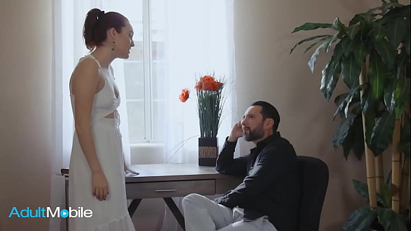 Image ADULTMOBILE - Stunning Babe Seduces Her Stepdad For A Wild, Taboo Encounter That Ends With A Creamy Finish On Her Ass