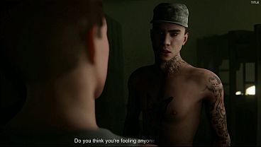 Image Game: FindingBuddies, Chapter 6 - Two friends, a shower stall, rough sex in the barracks with a friend from a military university (English voice)