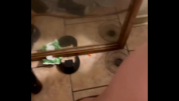 Image Hooker fucks customer in the bathroom of the trap house & takes a load on her perfect ass