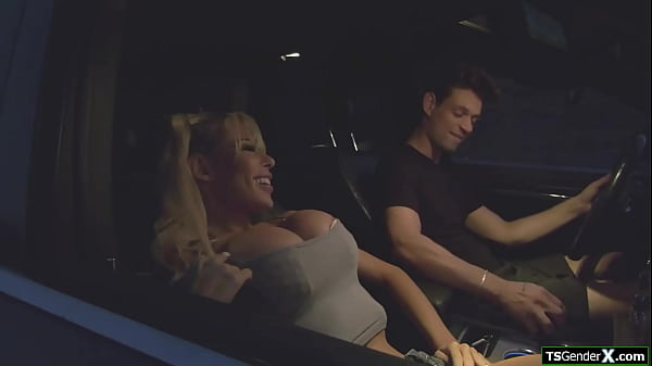 Image Busty trans hitchhiker Brittney Kade wants to fuck right now