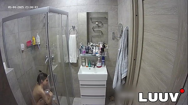 Image LUUV. Kareflore tears and joy in the shower, processing her boyfriend's deep love