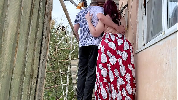 Image MILF met a neighbor on the street and invited him home for sex