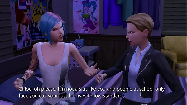 Image Spoiled Blonde Fucks Emo Girl With A Strap On  - sims 4 - 3D animation