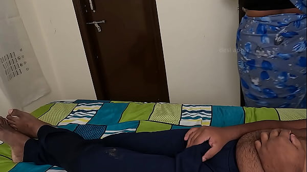 Image Lucky hostel boy got handjob from maid