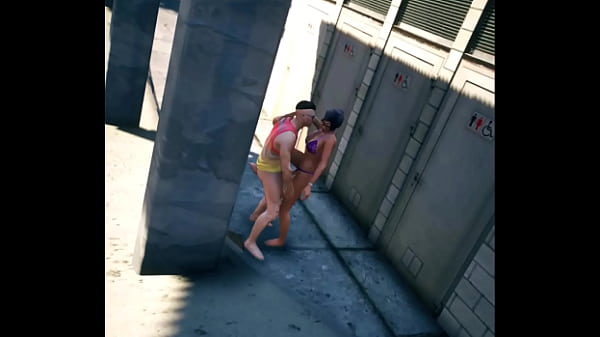 Image GTA 5 - Beach Bikini Babe gets Fucked in Public