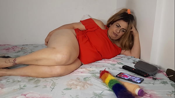 Image This short blonde is a real temptation of a wife and when she is really on fire in that pink and grilled pussy of hers, she doesn't rest until she gets a dick and even though the guy is there