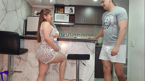 Image My Best Friend&rsquo_s MILF Wife Teases Me in the Kitchen and We End Up Fucking Hard with Vaginal Creampie
