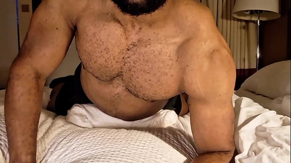 Image Horny Guy Humping Bed With His Big Cock Until Moaning Cumshot