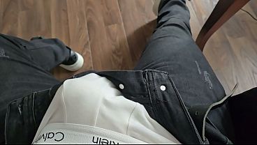 Image Solo Gay Daddy PhantomGentX Pumps Flaccid Cock Hard and Jerks Wildly
