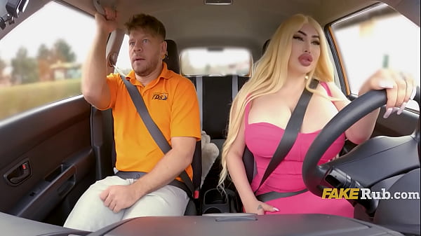 Image Busty Blonde Trades Favors For Driving Test